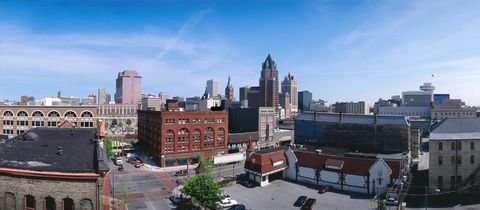 Old Milwaukee Skyline
