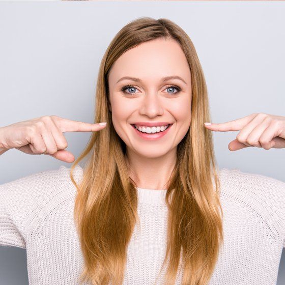 Girl with White Healthy Teeth — Margate, FL — Crescent Dental Girl with White Healthy Teeth — Margate, FL — Crescent Dental