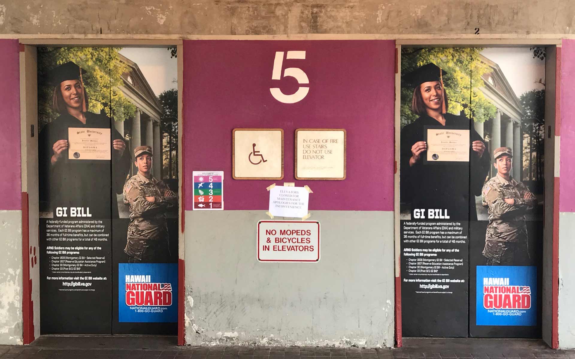temporary signage