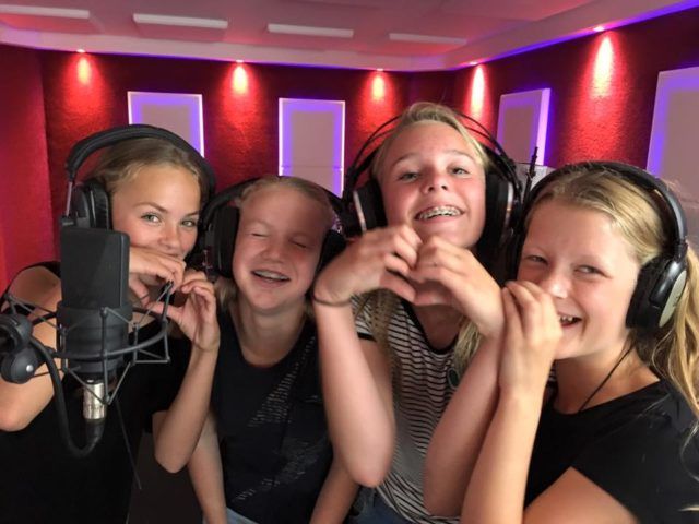 verjaardag vieren muziek studio