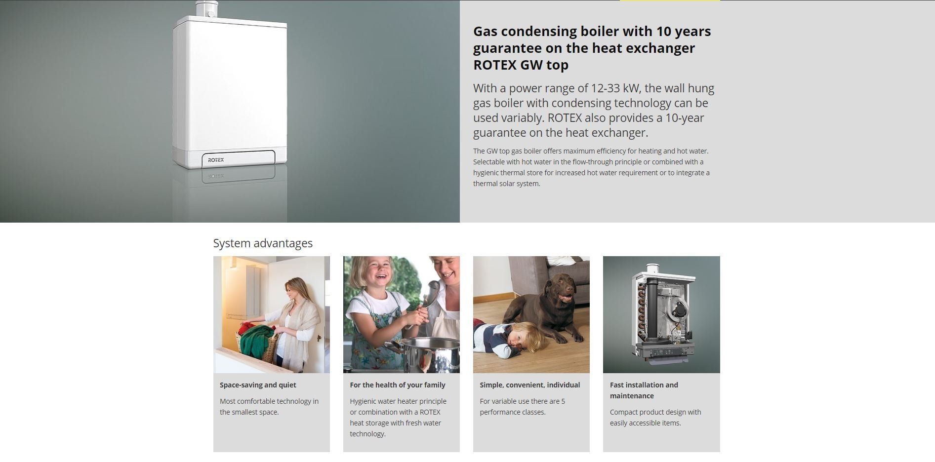 gas condensing boilers