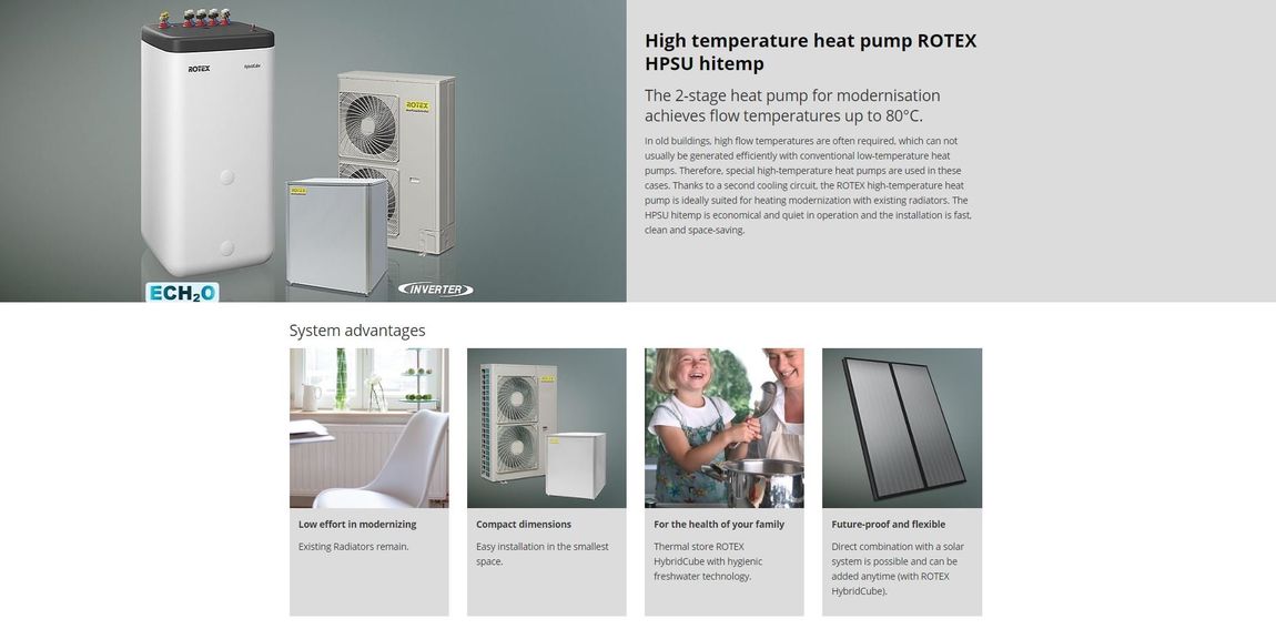 Energy-efficient heat pumps