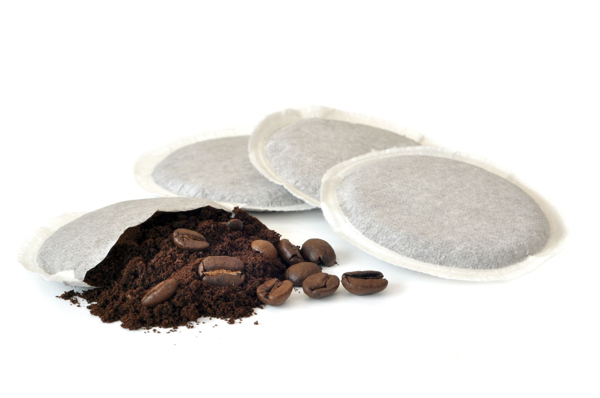 caffè in chicchi, macinato e in cialde