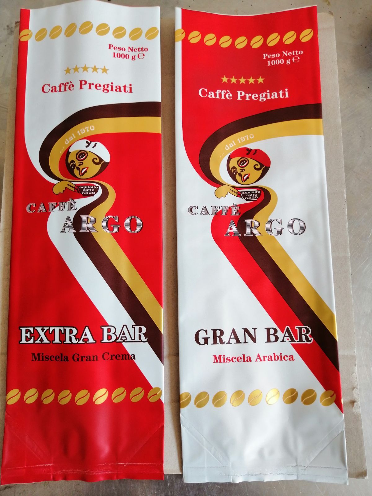 confezioni di miscele di caffè arabici