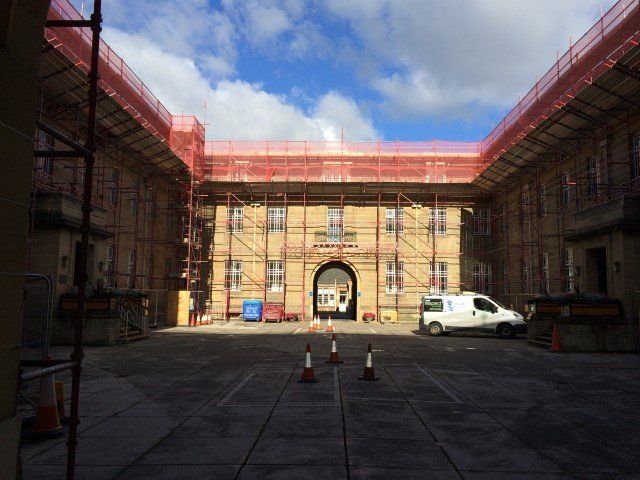 Scaffold erection