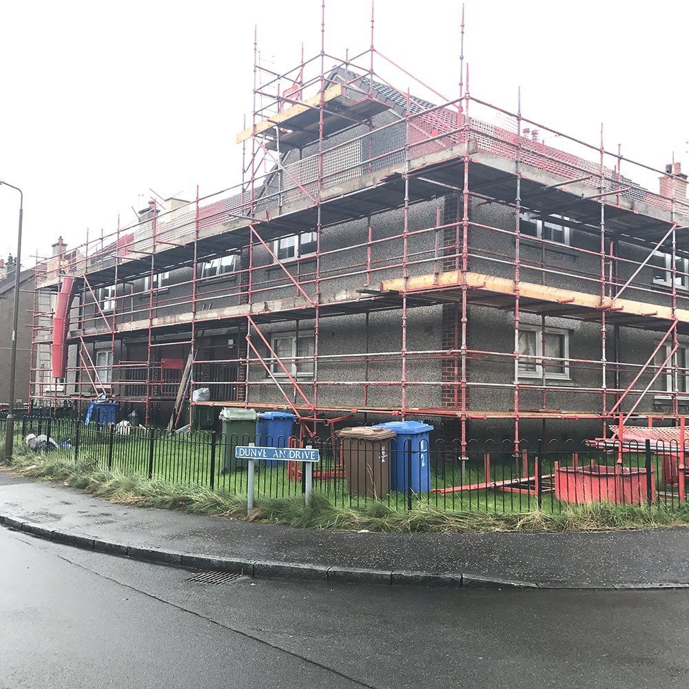 scaffolding erection