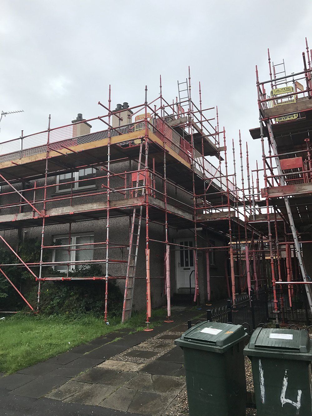 scaffolding towers