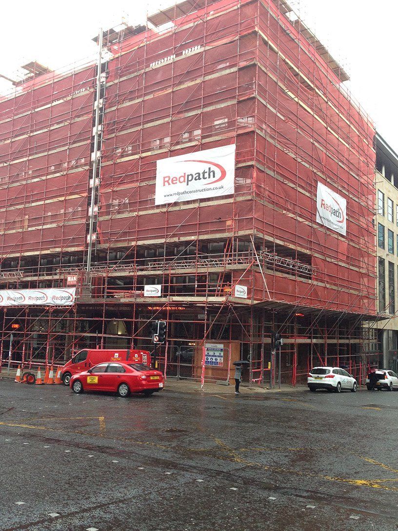 scaffolding work