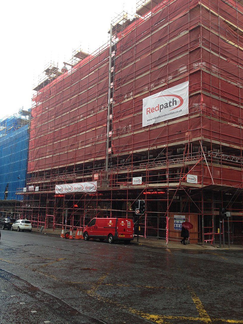 Bothwell Street scaffolding