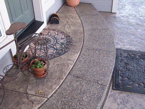 Section Of A Residential Garden, Yard With Wooden Decking — Sparks, NV — Sierra Design Concrete