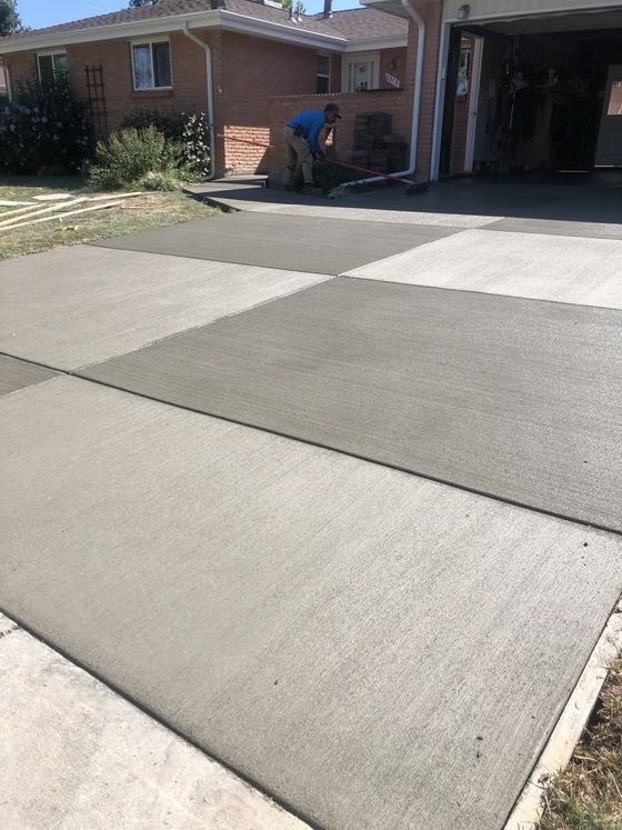 Finished Concrete Driveway Image