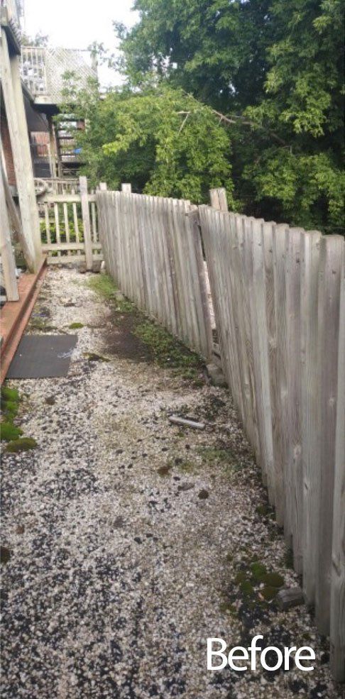 broken fence