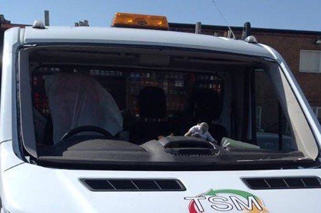 Commercial van windscreen