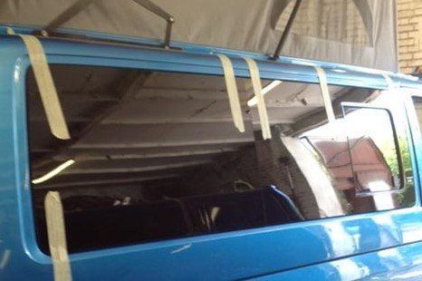 Commercial van side window