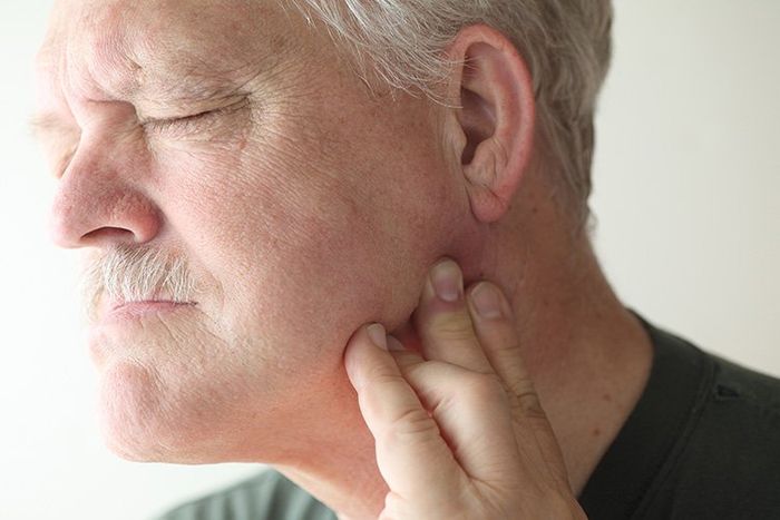 Older man in need of TMJ Treatment in Cincinnati OH