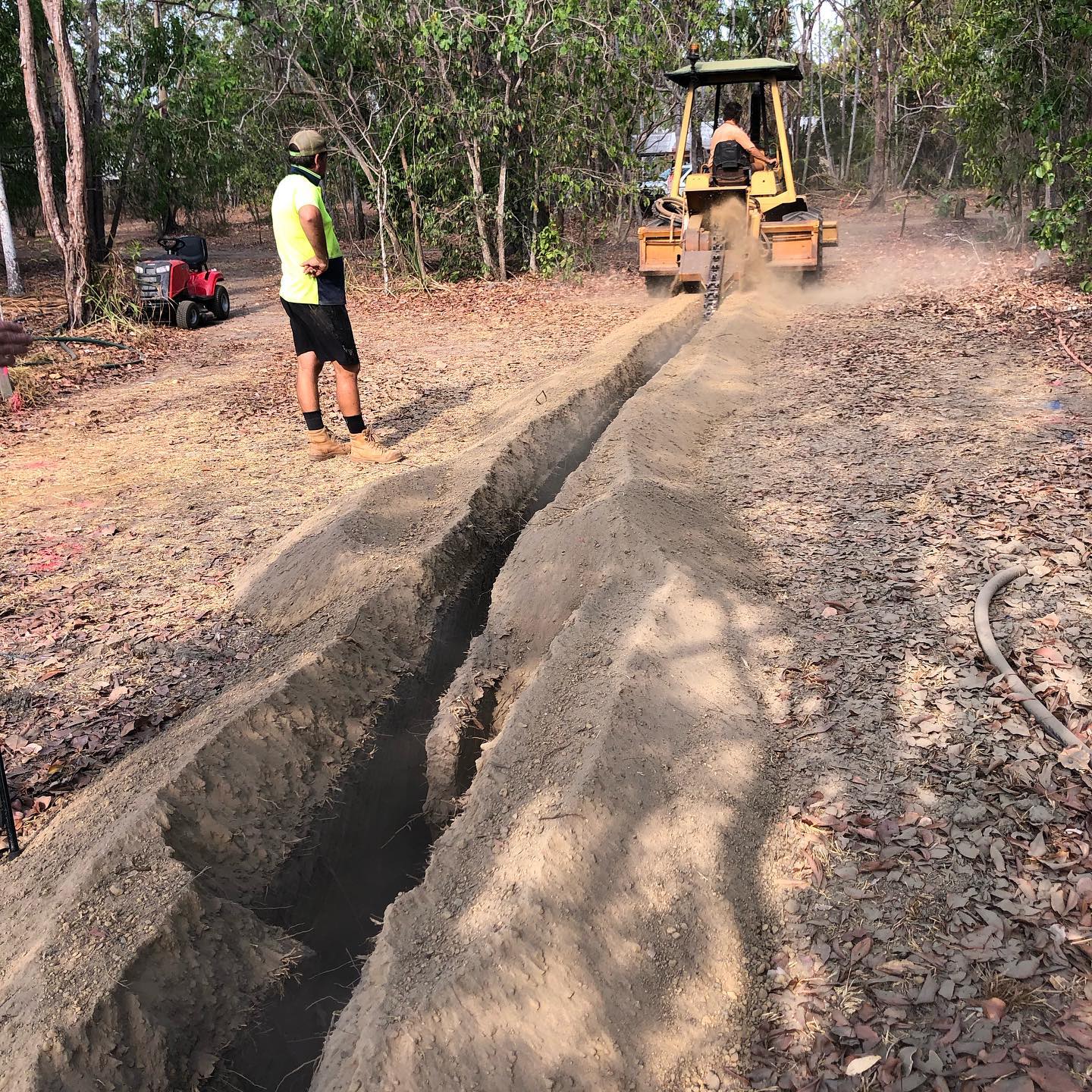 Digging The Lines — Macca's Electrical in Berrimah, NT