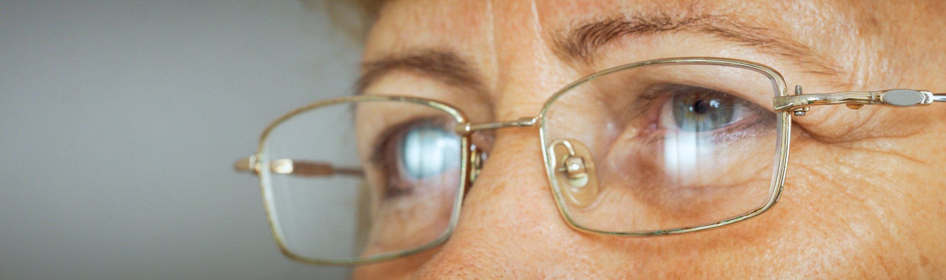 old person wearing Eyeglasses