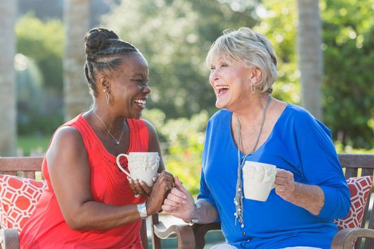 Ladies Laughing | Jackson Valley Apartments