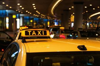 Roof part of a taxi — Cab Service in Santa Barbara, CA