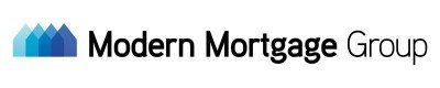 Modern Mortgage Group logo with blue house icon and black text