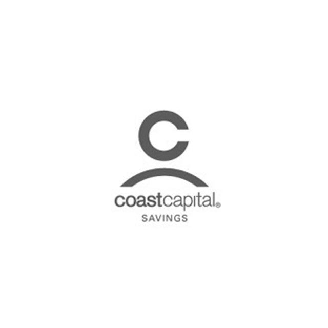 Coast Capital Savings logo in gray on a white background