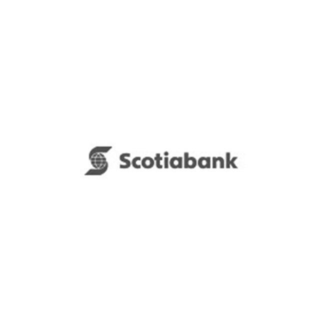 Scotiabank logo in dark gray on a white background