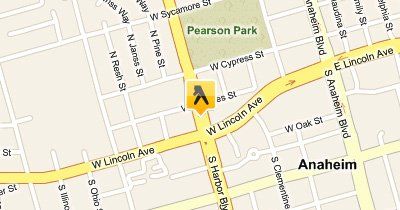 Dale M Fiola Attoreny at Law, Anaheim, CA - Map