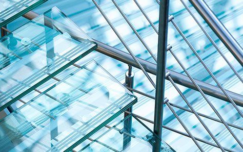 Glass Rail Installation — Newly Installed Glass Railing in Kent, WA Glass Rail Installation — Newly Installed Glass Railing in Kent, WA