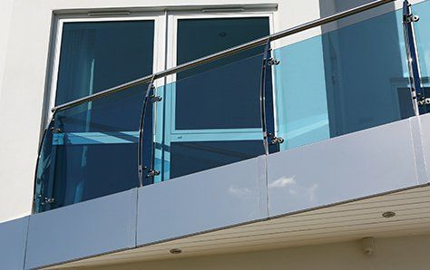 Balcony Rail — Commercial Glass Railings in Kent, WA Balcony Rail — Commercial Glass Railings in Kent, WA