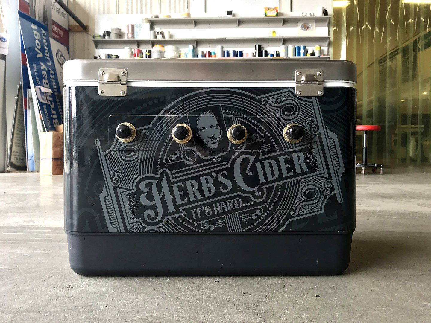 herbs cider box wrap