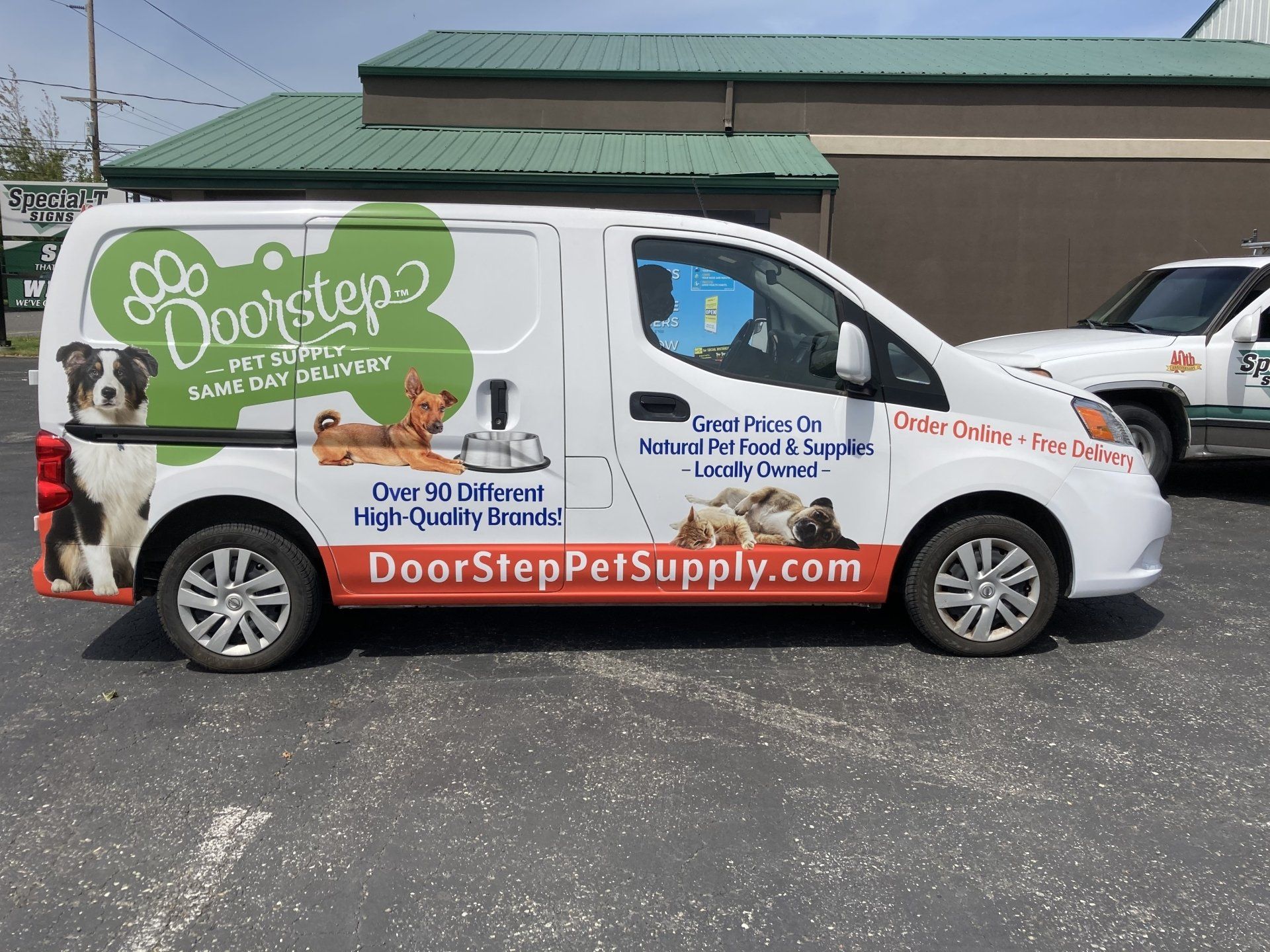 door step pet supply wrap