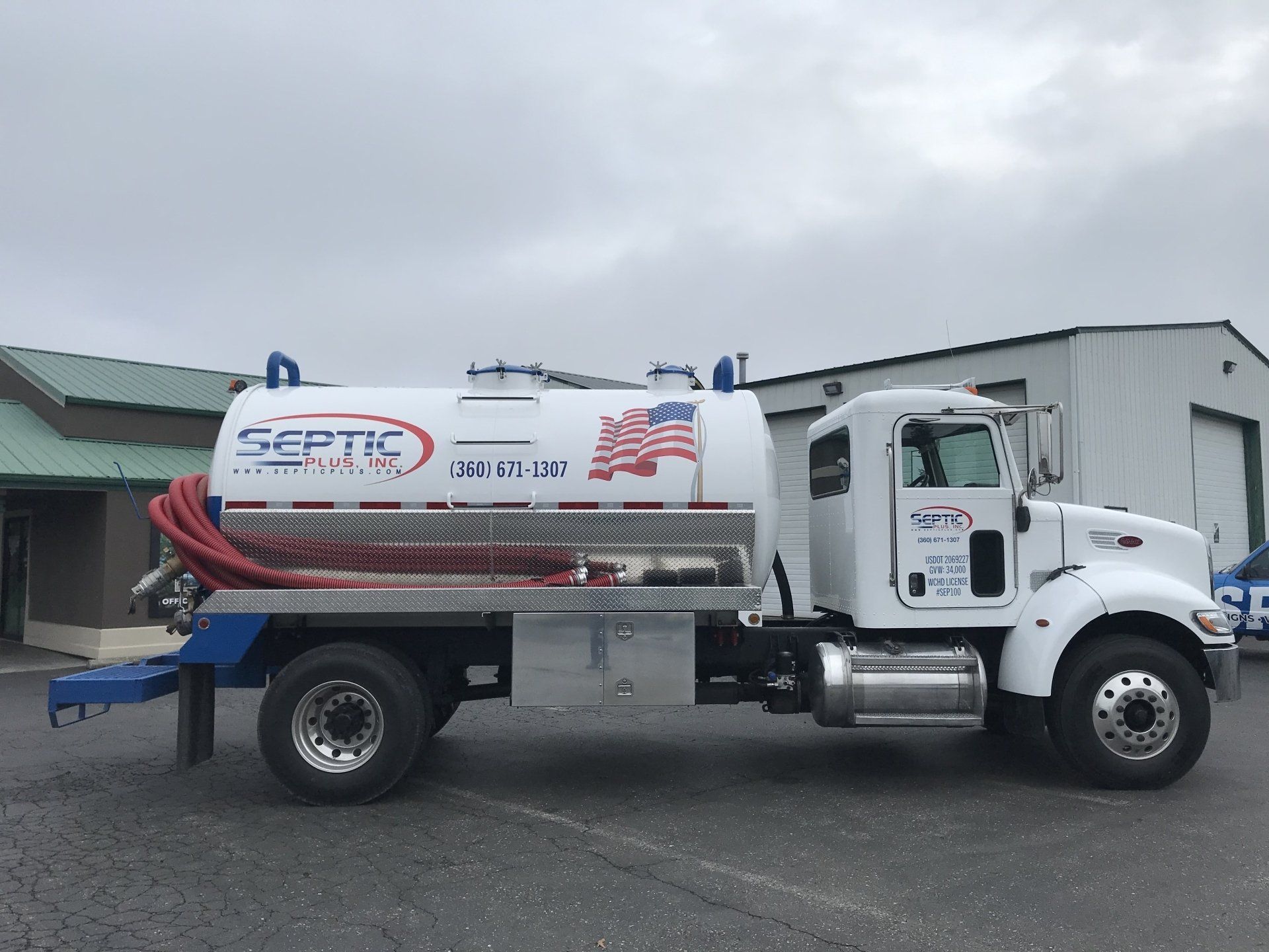 fleet vehicle vinyl graphics on a truck