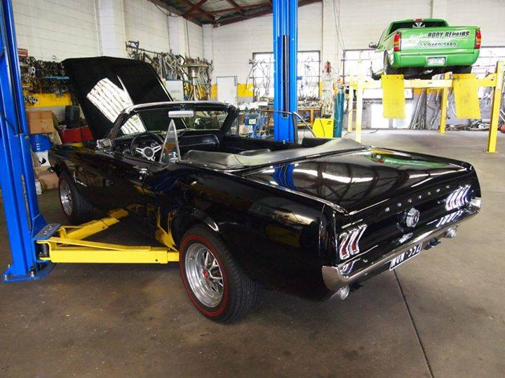 classic black car
