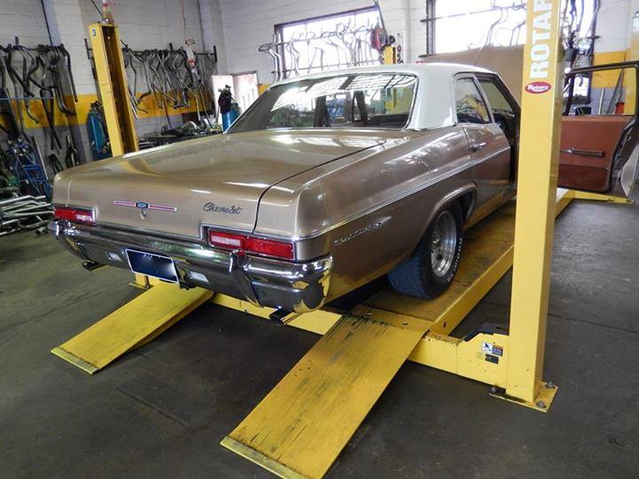brown classic car
