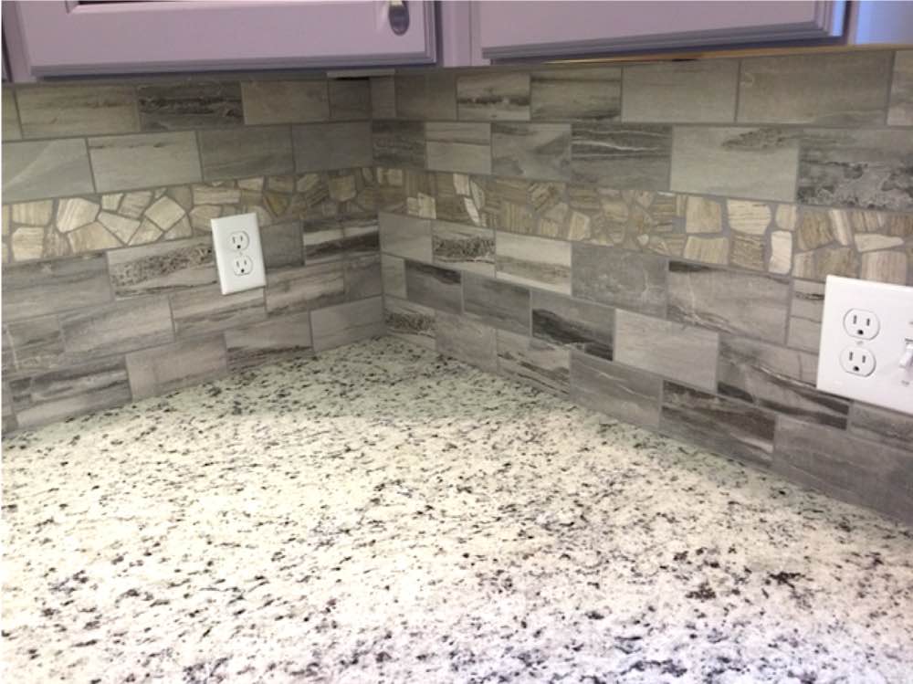 Ancient gray subway ceramic tile