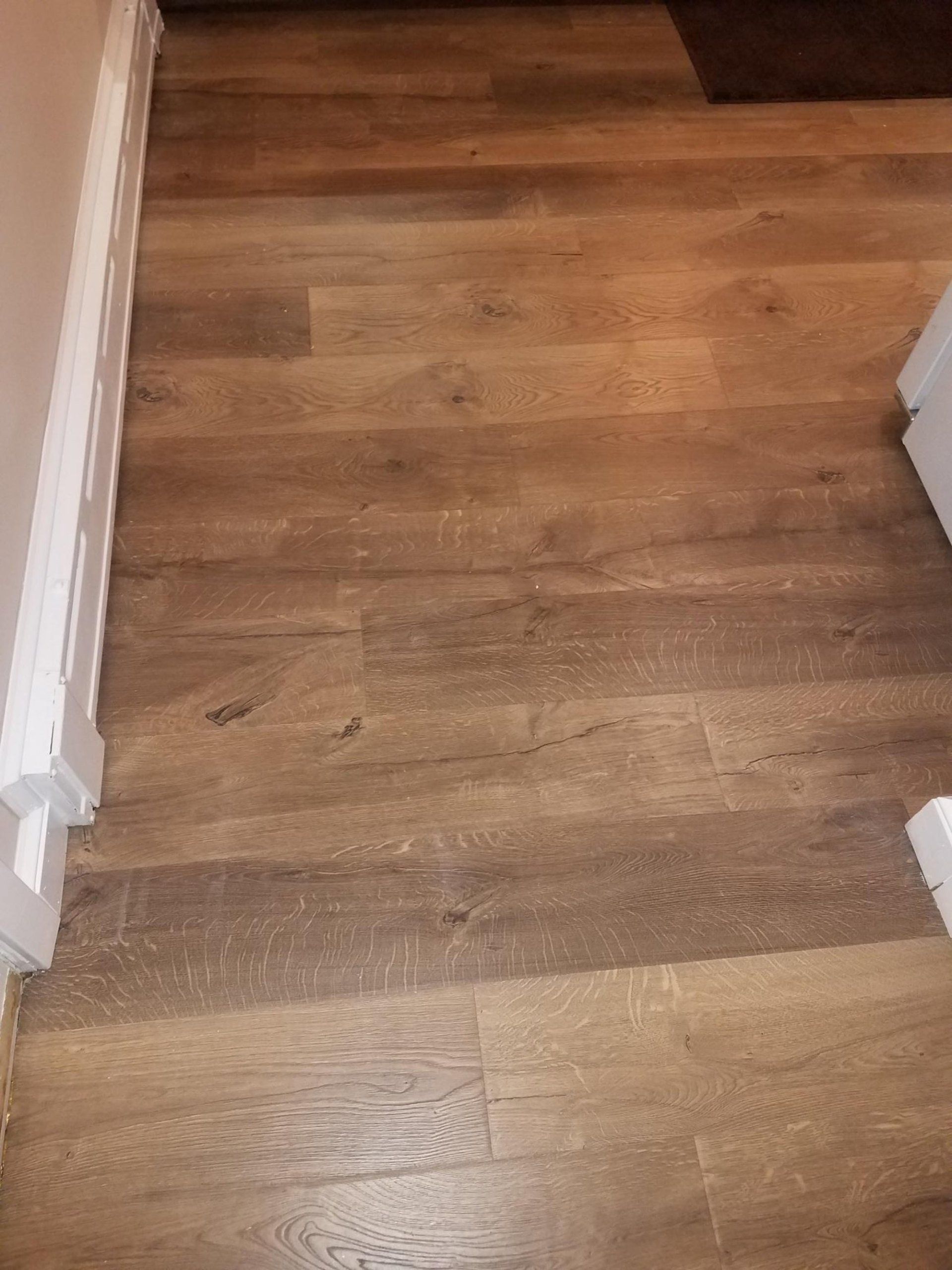 Beautiful wide plank engineered wood floor