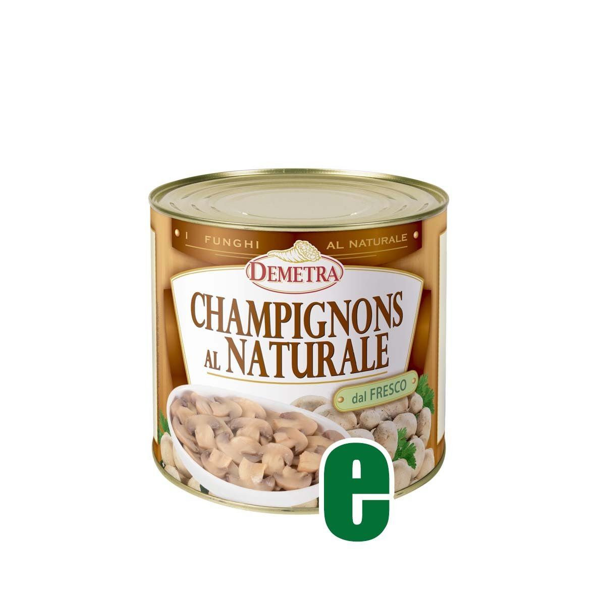 Funghi Champignons Al Naturale Fr - Kg1.2 Latta