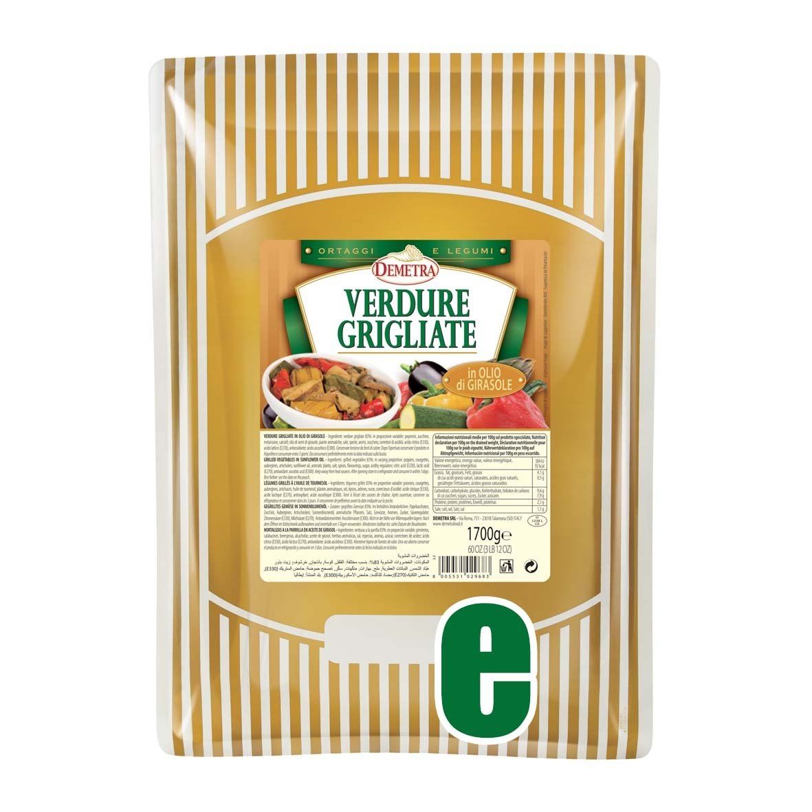 Verdure Grigliate bs. 1700 gr