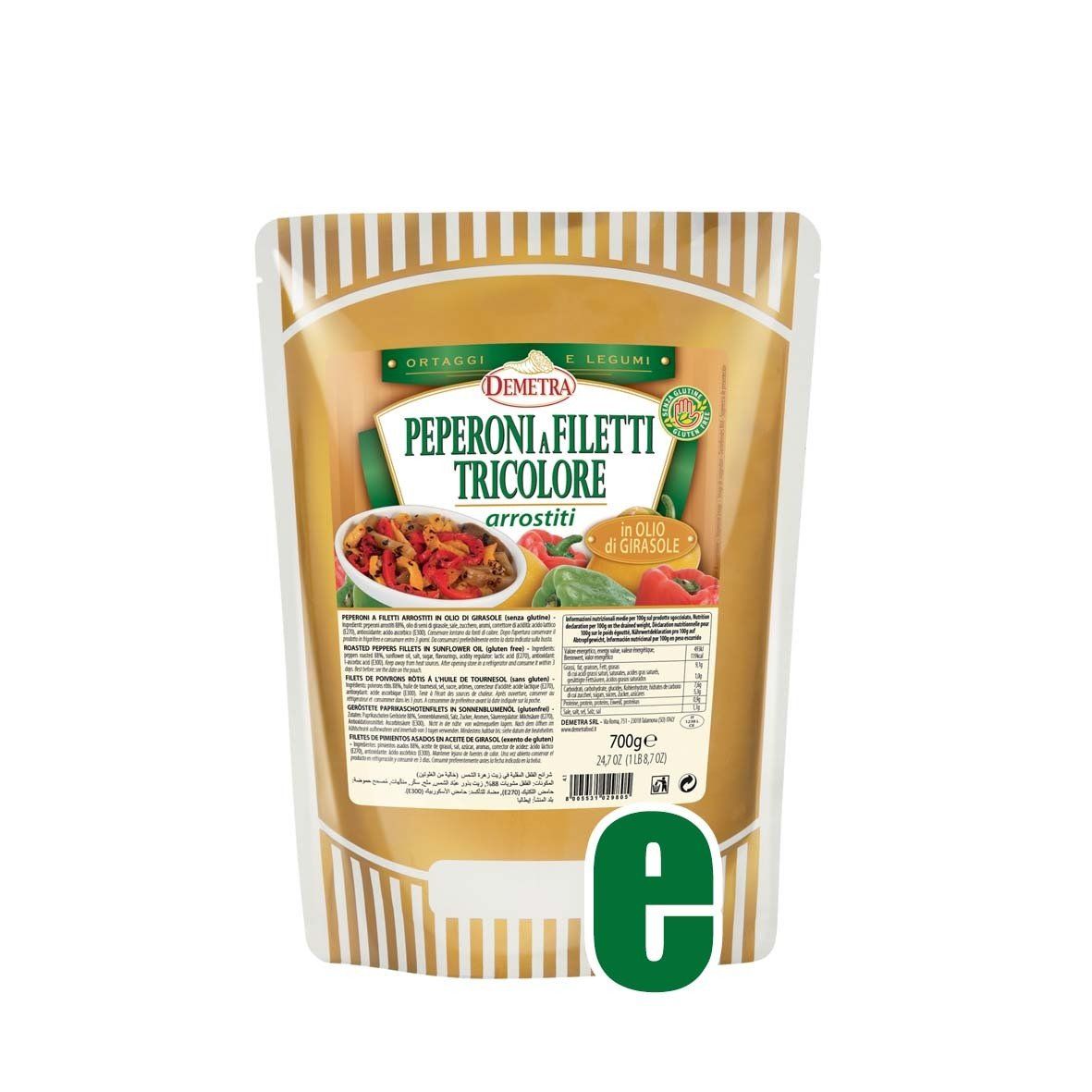 Peperoni A Filetti Tricol. Arrost. bs.700gr