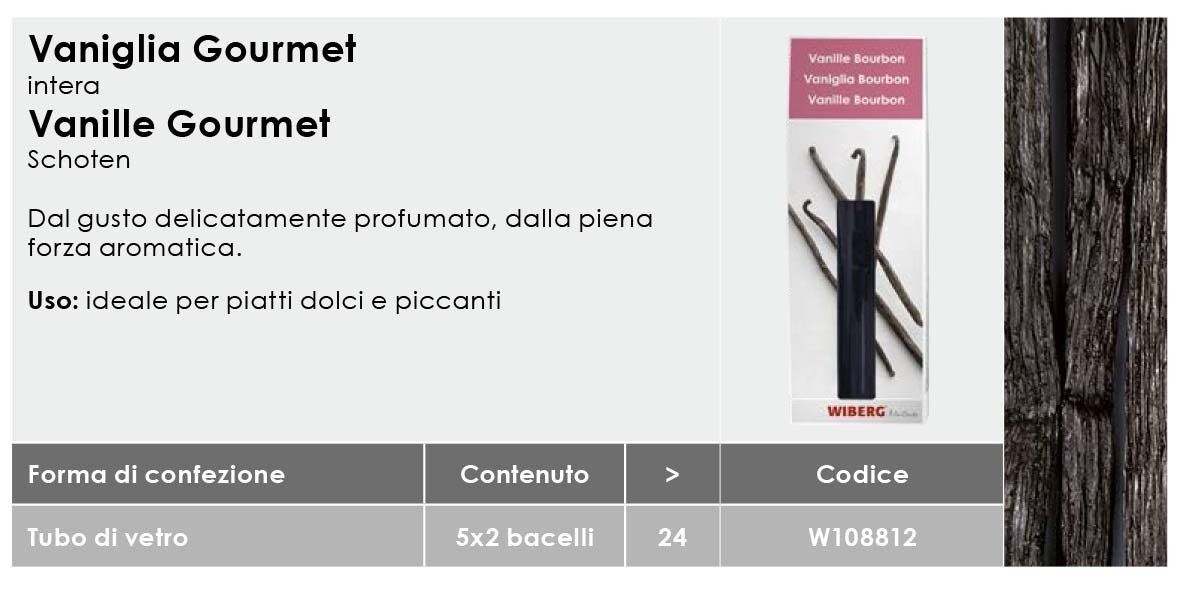 Vaniglia Gourmet Intera 5 Tubi x 2 Baccelli