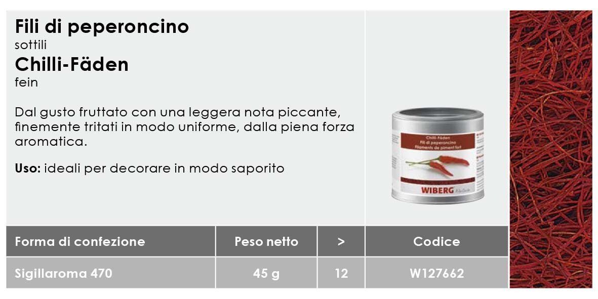 Fili Di Peperoncino Sottili gr45