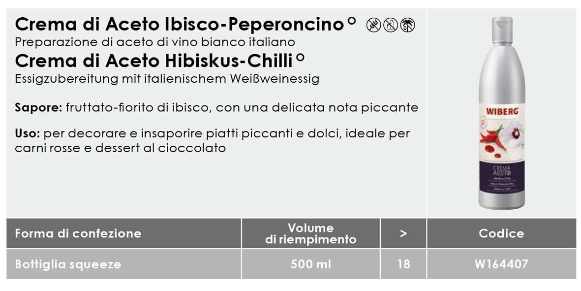 Crema Di Aceto Ibisco-Peperoncino ml500