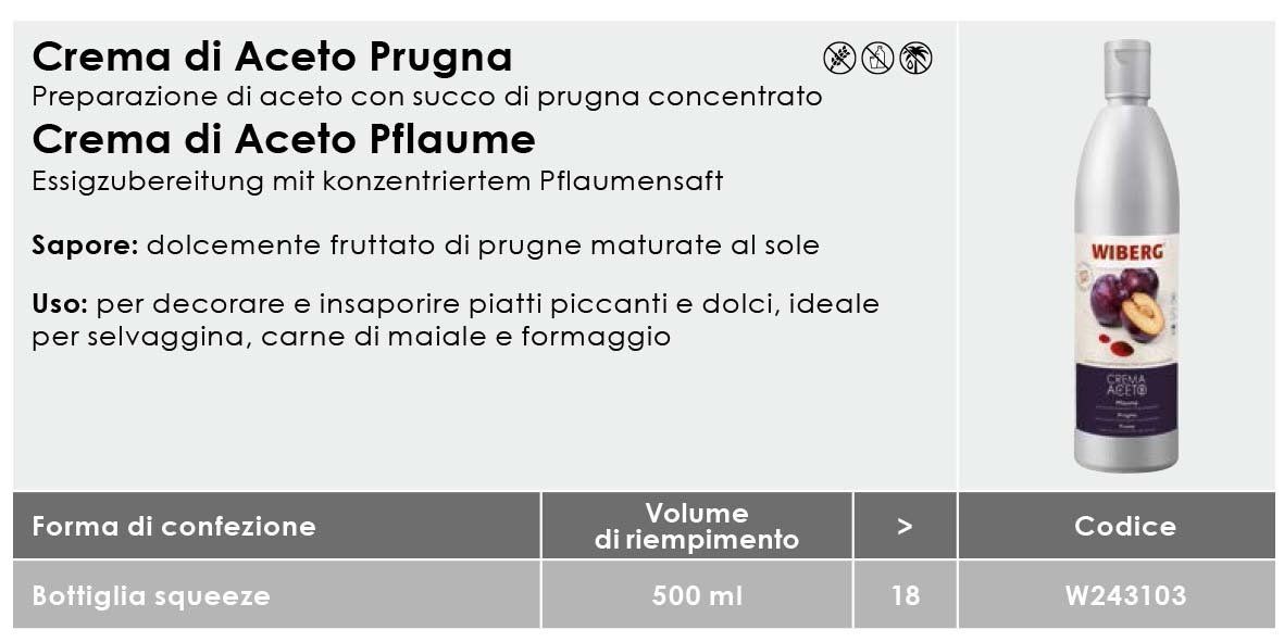 Crema Di Aceto Prugna ml500