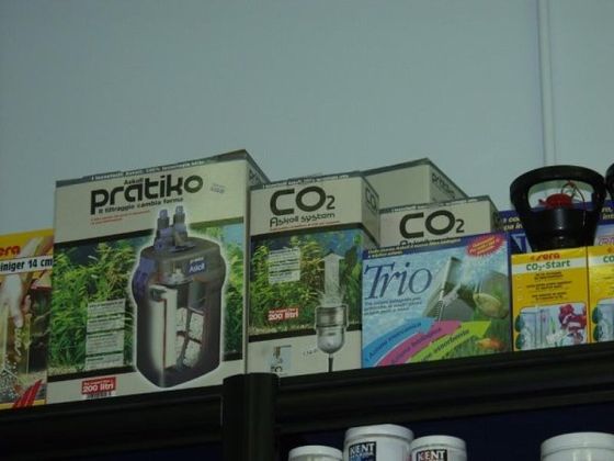 confezioni di impianti CO2 per acquari