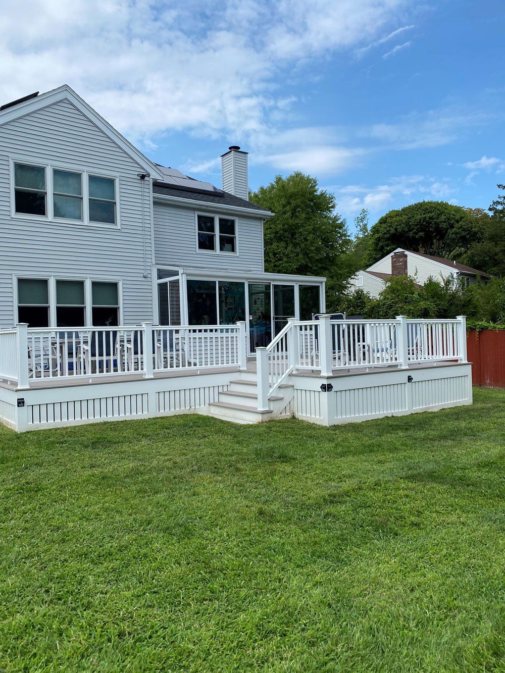 White House with Deck Outside — Beverly, MA — Glenn Battistelli Construction, LLC