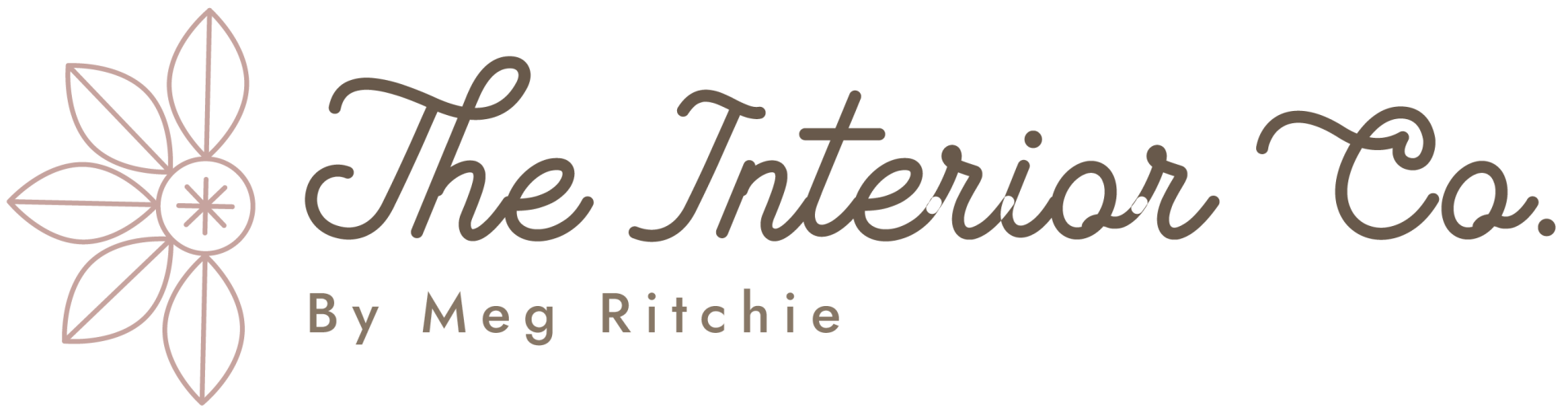 A logo for the interior co. by mag ritchie