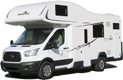 Zefiro 690G Motorhome - Sleeps 6, travels maximum of 5 people 5 berth campervan hire, motorhome hire, european, uk. london, essex, kent