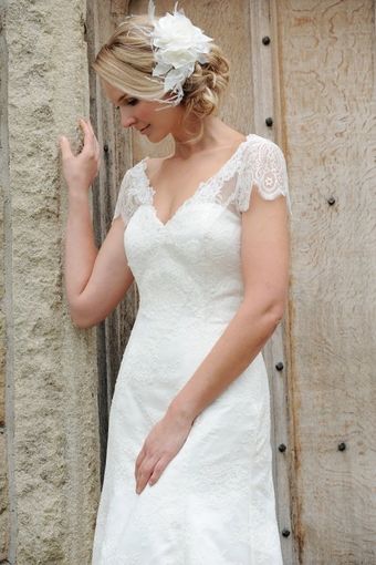 Bespoke wedding dresses by Forget Me Not Designs Bride in a Forget Me Not Designs wedding dress