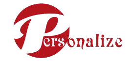 Red circle with a stylized 