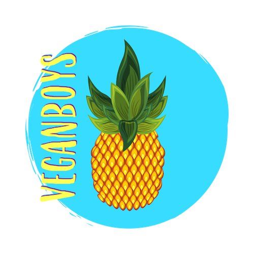 Logo with a yellow pineapple and text